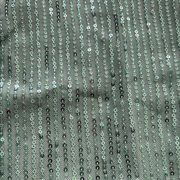 Elegant Mint Green Sequin Top NWOT - Picture 10 of 13